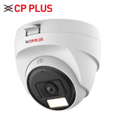 CP-Plus DC24PL3C-L 2.4MP HD Dual Light Hybrid Illumax Full Color-On-Motion IR Dome Security Camera | 3.6 mm Fixed Lens | Illumination Range of 30 Mtrs, IP67- CP-URC-DC24PL3C-L