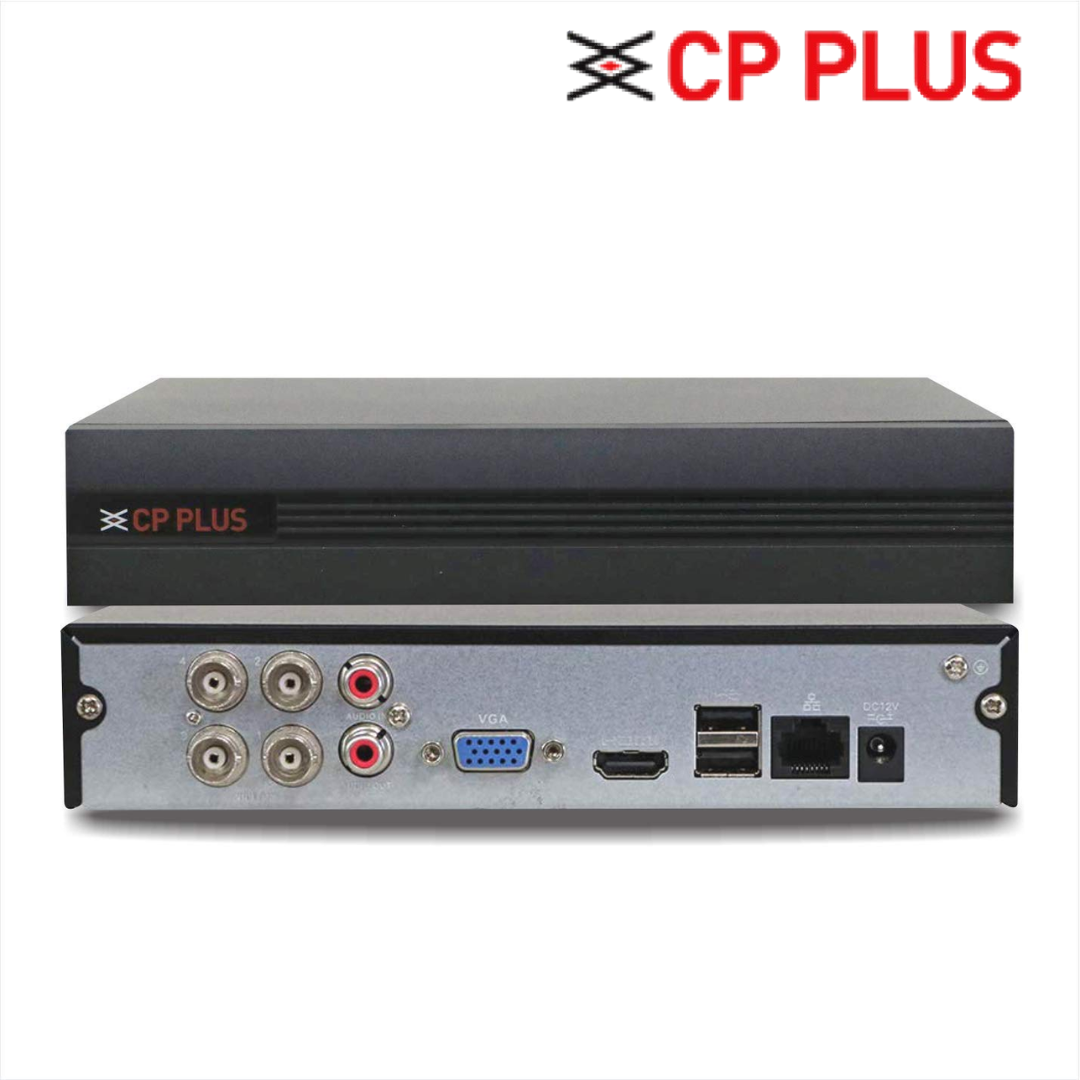 CP PLUS 1080 4 Channel 2 MP HD DVR (CP-UVR-0401E1-IC /CV2/ CV5) 1 CP PLUS 1080 4 Channel 2 MP HD DVR (CP-UVR-0401E1-IC /CV2/ CV5)