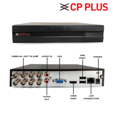 CP PLUS CP-UVR-0801E1-IC 8CH 2MP DVR Security Camera  (6 TB, 8 Channel)
