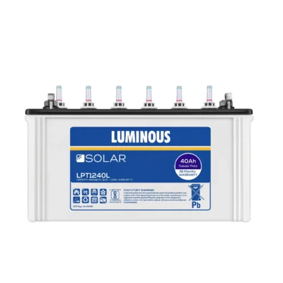 LPT 1240L 40Ah Solar Battery | 12V Tubular Deep Cycle Battery