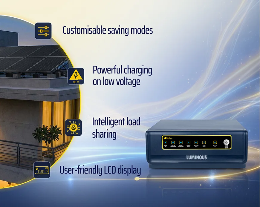 NXG 850VA 12V Solar Inverter | Pure Sine Wave Off-Grid Inverter - Image 3