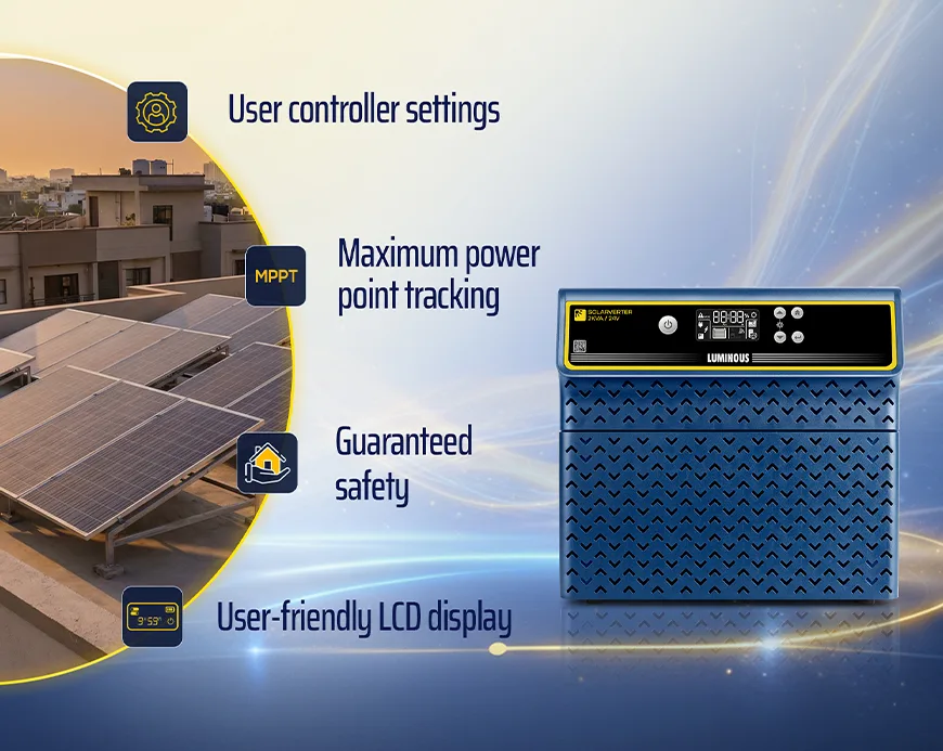 Solarverter PRO 2kVA Eco Solar PCU | 24V MPPT Pure Sine Wave - Image 2