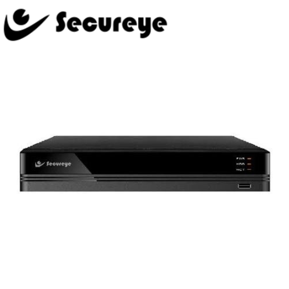 Secureye 4 Channel DVR with H.265, HDMI & VGA | SR-XVR-104