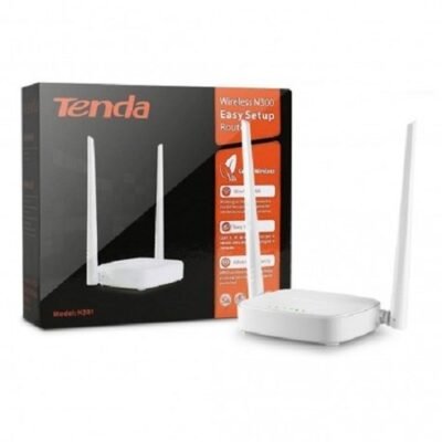 Tenda N301 N300 Wireless WiFi Router | 300Mbps, 4 LAN/WAN Ports